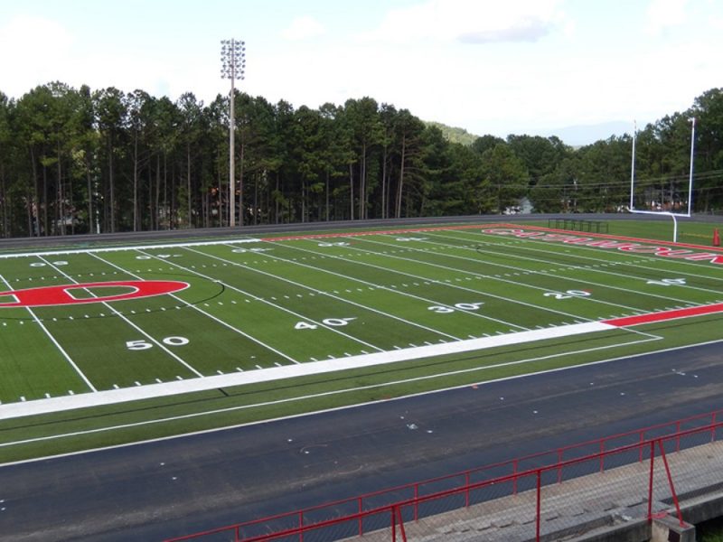 Dalton High School Advanced Sports Group Football Field Installation