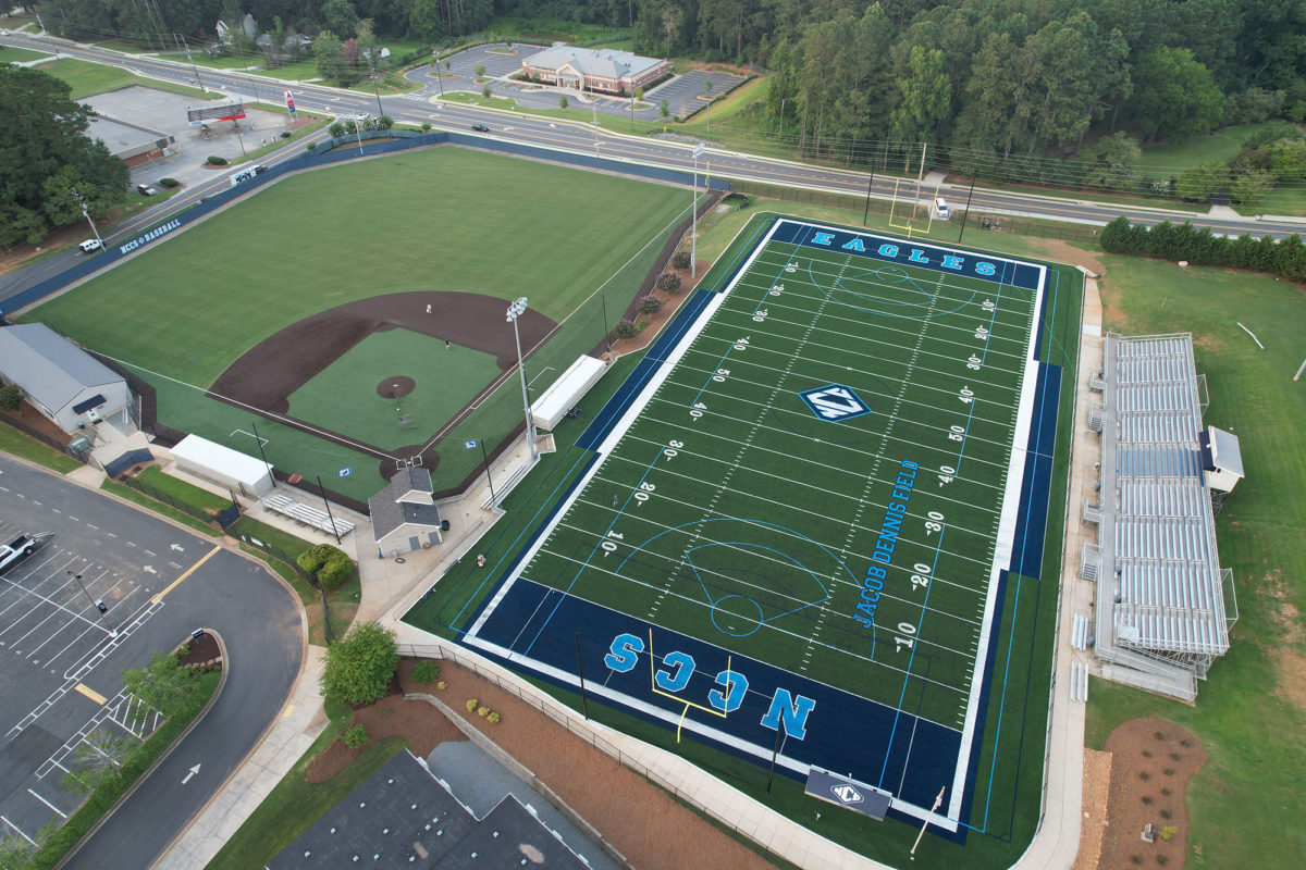 North Cobb Christian School Football Field Advanced Sports Group 