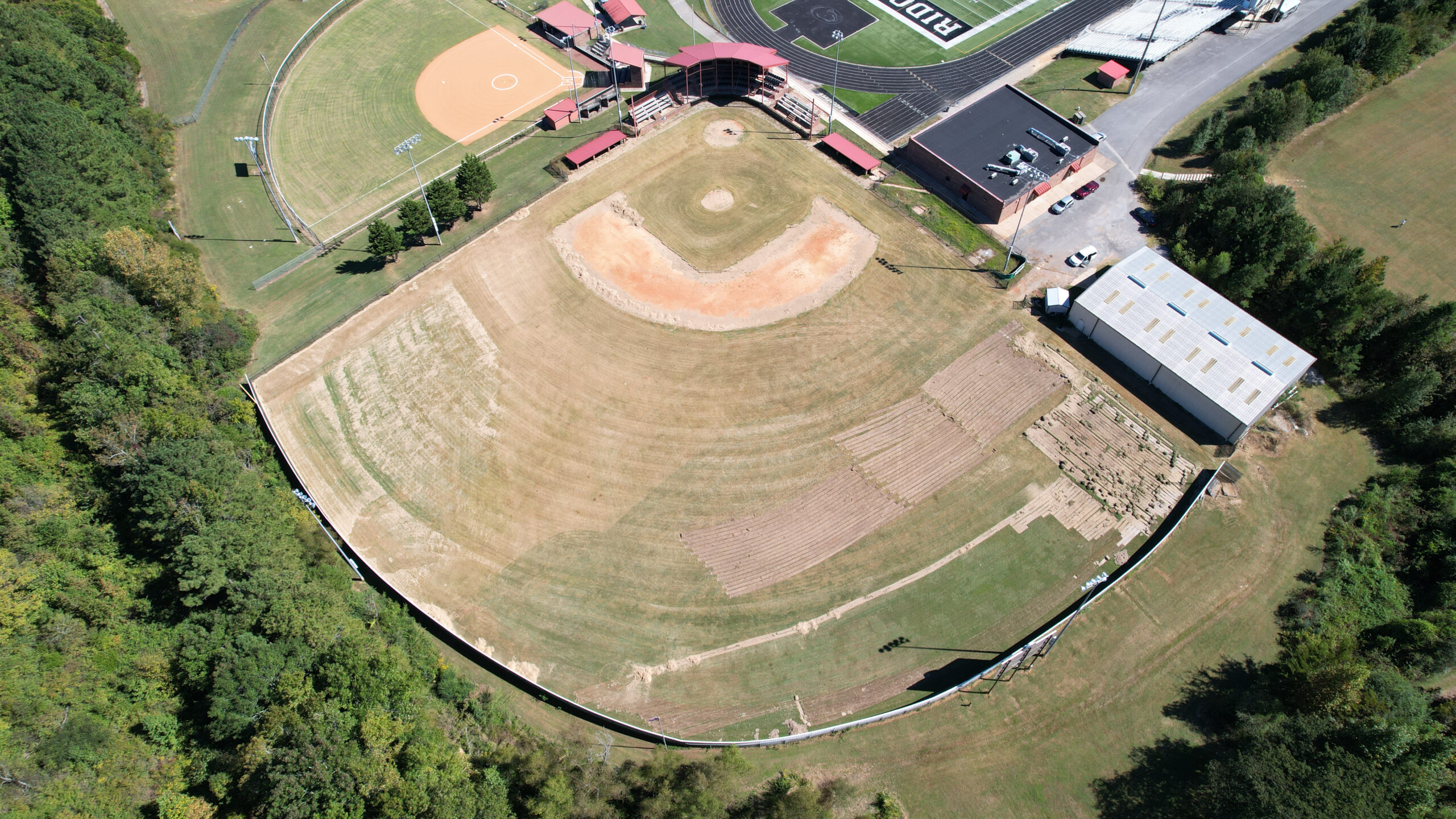 Ridgeland High School Baseball Field BEFORE